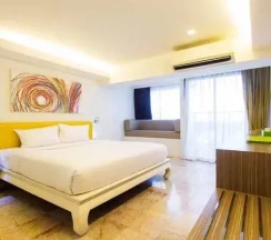 Двухместный студия люкс двуспальная кровать в Samui VertiColor