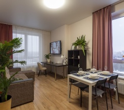3-комнатные апартаменты студия Большая филевская улица 3к2 в Mira Apartments