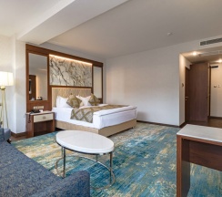 Двухместный номер Premium с видом на город двуспальная кровать в Best Western Plus Astana