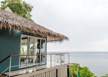 Двухместный коттедж Deluxe seafront двуспальная кровать в Koh Jum Resort