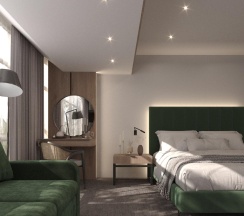 Номер люкс студио с террасой by city park в City park hotel Sochi