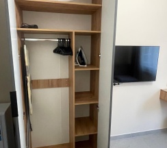 1-комнатные апартаменты стандарт с 1 двуспальной кроватью в Креатида