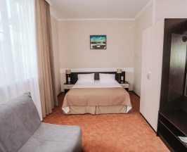 Стандарт без балкона с видом на горы (одна кровать 160см, кресло-кровать 80 см ) 3* в Golden hills