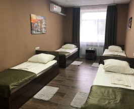 Номер стандарт семейный с 4 односпальными кроватями в ЕвроПарк
