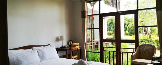 Двухместный семейный номер Standard двуспальная кровать в Gin's Maekhong View Resort & Spa