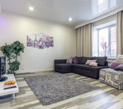 Люкс с 2 комнатами с красивым видом из окна в Апартаменты Bliss Aparts Centre - Deputatskaya С
