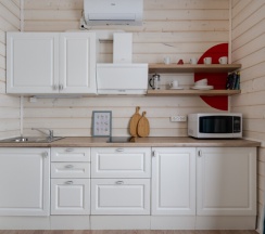 Барнхаус Яхрома (оснащение дома, стоимость банного чана и бани см. Подробнее) в Pavlove Village