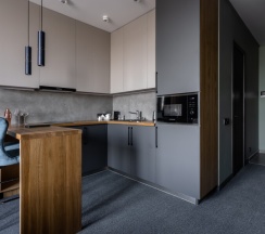 Апартамент 5 - Делюкс  с панорамным видом на Парк Победы (с душем) в Ap-in aparts