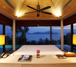 Вилла с бассейном с 2 комнатами с балконом и с видом на океан в Sri Panwa Phuket Luxury Pool Villa Hotel