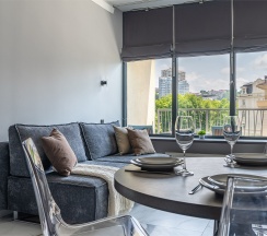 Двухкомнатные апартаменты LUX (5 этаж) в Real Apartments Sochi