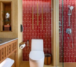 Двухместный номер Deluxe с террасой с видом на море двуспальная кровать в Anantara Hua Hin Resort
