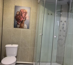Коттедж стандарт с 1 двуспальной кроватью Фиолетовый дом в Кувшиново сити