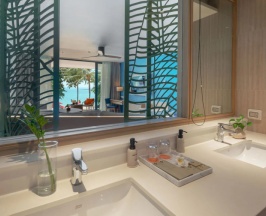 Двухместный номер Grand Deluxe Ocean View с балконом двуспальная кровать в Amari Koh Samui