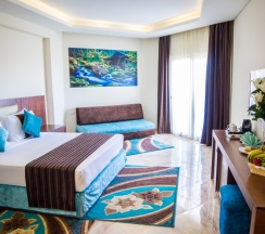 Люкс Superior с балконом и с красивым видом из окна в Seagull Beach Resort Families & Couples Only - All Inclusive