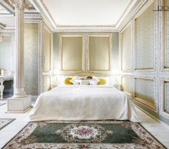 Люкс с джакузи одна двуспальная кровать и диван раскладной в Villa Stefano