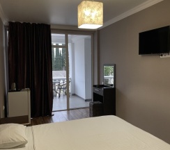Двухместный номер Standard с видом на море двуспальная кровать в Hotel Phanakopi