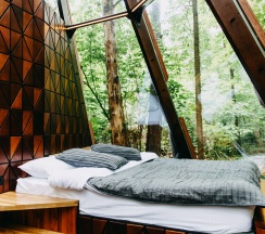 A-frame house в Pine River