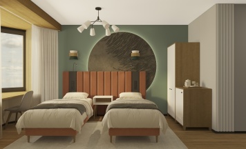Двухместный номер Comfort с видом на реку 2 отдельные кровати в Столица Поморья
