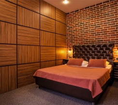 Люкс с кроватью размера «king-size» и видом на море в Брют