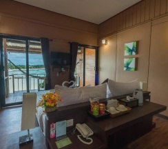 Бунгало с видом на море в Chareena Hill Resort - Pattaya Beach Koh Lipe