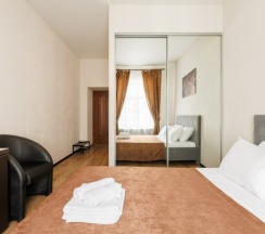 Комфортный номер с двумя отдельными кроватями в Имидж