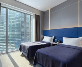 Studio Comfort Apartment с 2 односпальными кроватями в Diamond Apartments