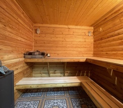 Коттедж с сауной в Островок