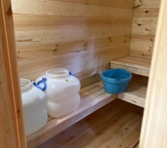 Дом A-frame с квадро-баней в 4 сезона