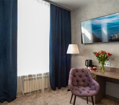 Полулюкс с 1 двуспальной кроватью в Мёд