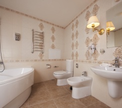 Двухместный люкс двуспальная кровать в Отель Виктория на Замковой