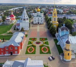 Брусенский в Кремле вид на Соборную в Дом Куприна в Кремле