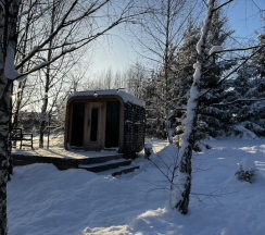 Коттедж Шон с панорамной баней для 7-ми гостей в Rodioncevo Eco Village