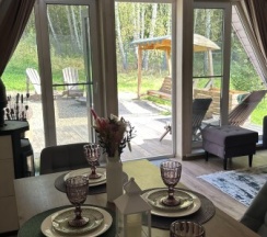 Участок с домиком "Баклажан" А-фрейм категории комфорт в Ланьдиво