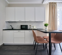 Люкс с террасой и видом на город и море в IL Punto