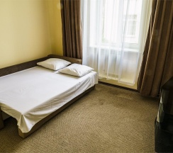 Номер стандарт семейный с 1 двуспальной кроватью в Оптима