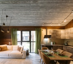Дом с камином, сауной и купелью (до 8 гостей) ТРООДОС в Berloga Country Resort