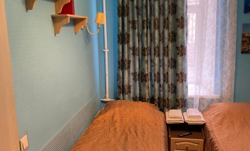 Двухместный номер с 2 односпальными кроватями в Старый кот