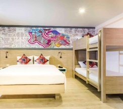 Двухместный семейный номер Standard двухъярусная кровать в Ibis Styles Bangkok Sukhumvit 50