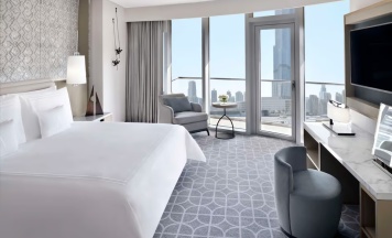 Двухместный номер клубный Premier с видом на город двуспальная кровать в Kempinski Central Avenue Dubai