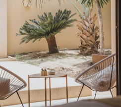 Двухместный номер Deluxe с видом на сад двуспальная кровать в Casa Solana