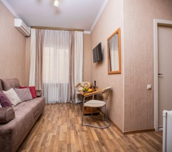 Семейный двухкомнатный до 4 гостей с балконом в Джульетта