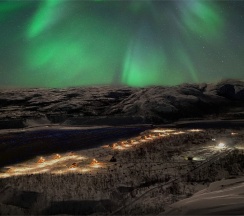 Арк-Шале Стандарт Двуспальная Кровать (1 линия) в Titovka arctic river park