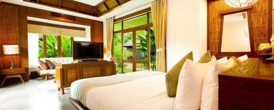 Двухместный номер Deluxe двуспальная кровать в Sibsan Resort & Spa Maeteang