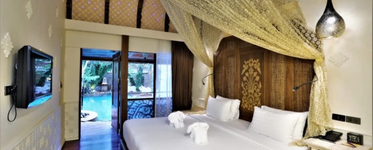 Двухместный номер Garden Deluxe (двуспальная кровать) в The Baray Villa by Sawasdee Village