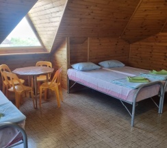 Номер эконом с 5 односпальными кроватями в Семейный