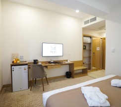 Двухместный номер Standard с видом на город двуспальная кровать в Отель Milan Hotel Tashkent