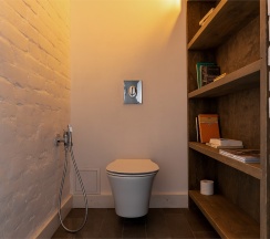 Room for romantic. Мансарда с террасой и камином размещение 1-2 человека. в Nikolaevbuilding