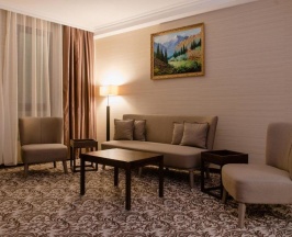 Двухместный люкс Business с видом на город двуспальная кровать в Holiday Inn Aktau-City Centre