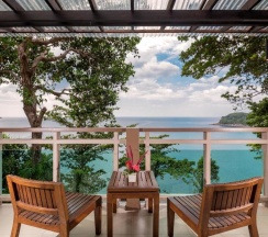 Двухместный номер Deluxe с видом на океан двуспальная кровать в Secret Cliff Resort Phuket