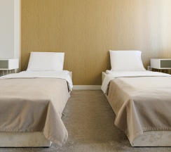 Улучшенный Двухместный номер с двумя раздельными кроватями в Парк Культуры